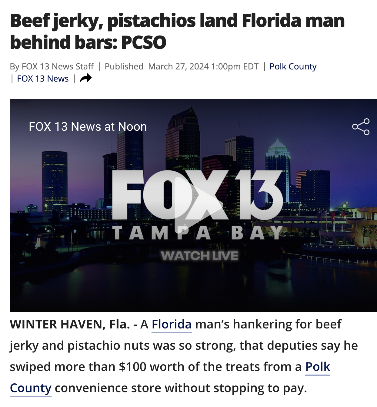 The 17 Craziest Things Florida Men Have Done This Week 